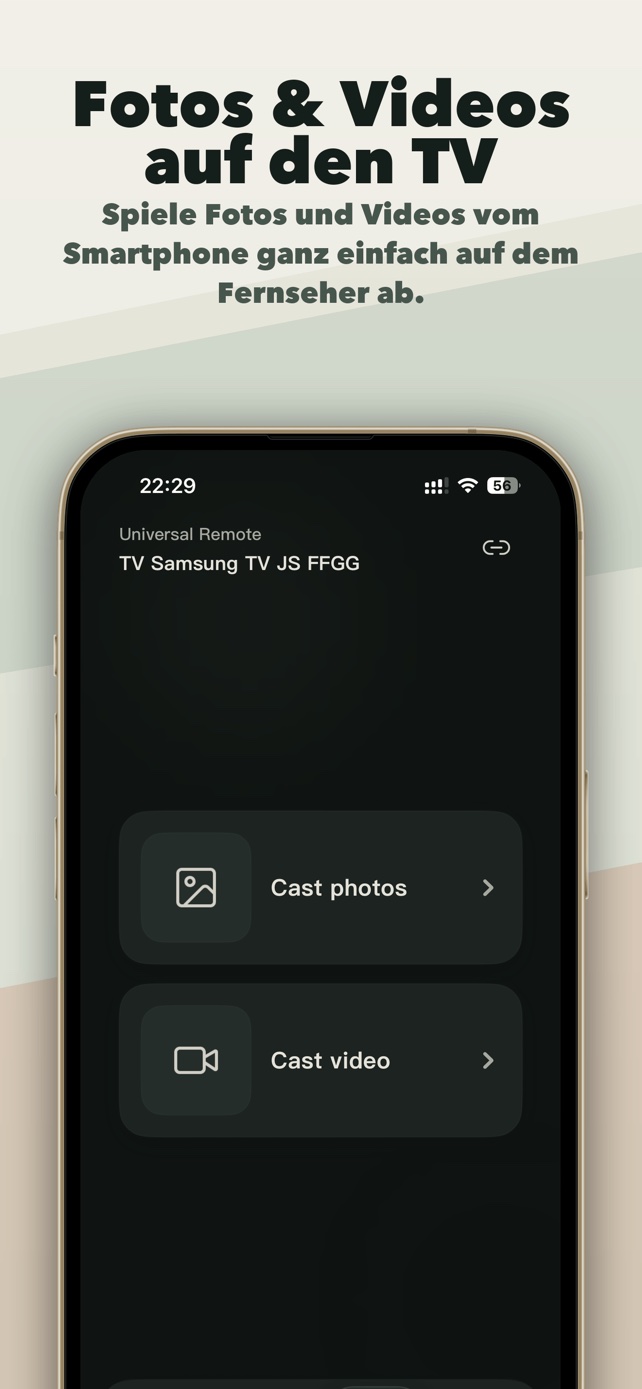 Fotos und Videos auf den TV übertragen
