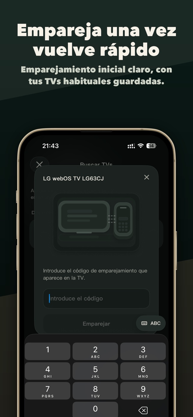 Emparejamiento paso a paso