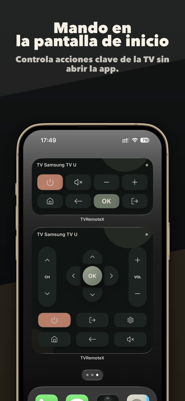 Widgets de la pantalla de inicio