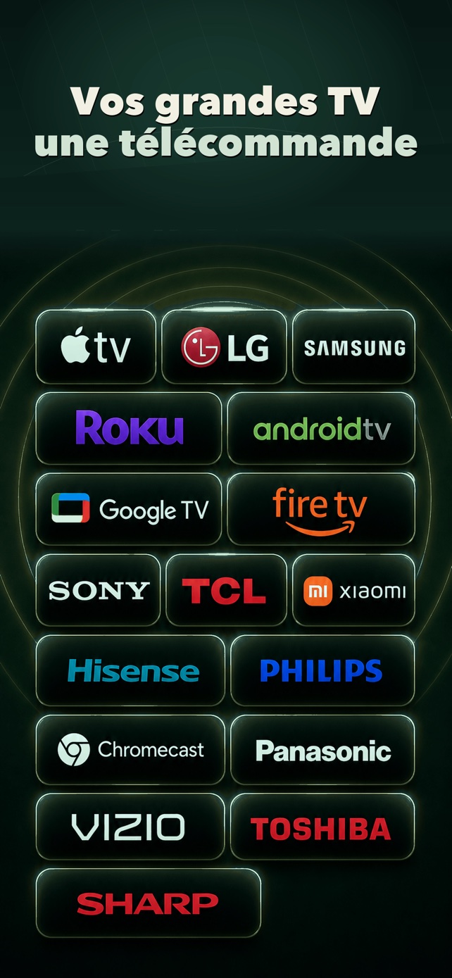 Écosystèmes TV compatibles