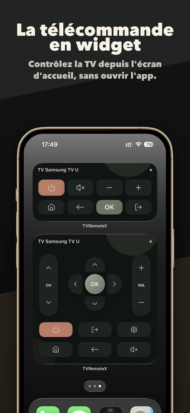 Widgets de l’écran d’accueil